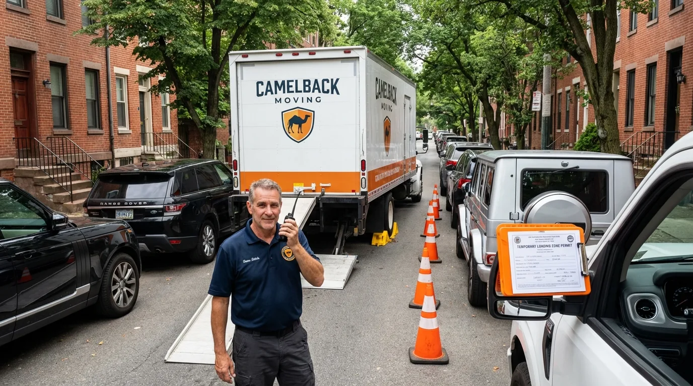 City street loading permit setup in Northville, NY